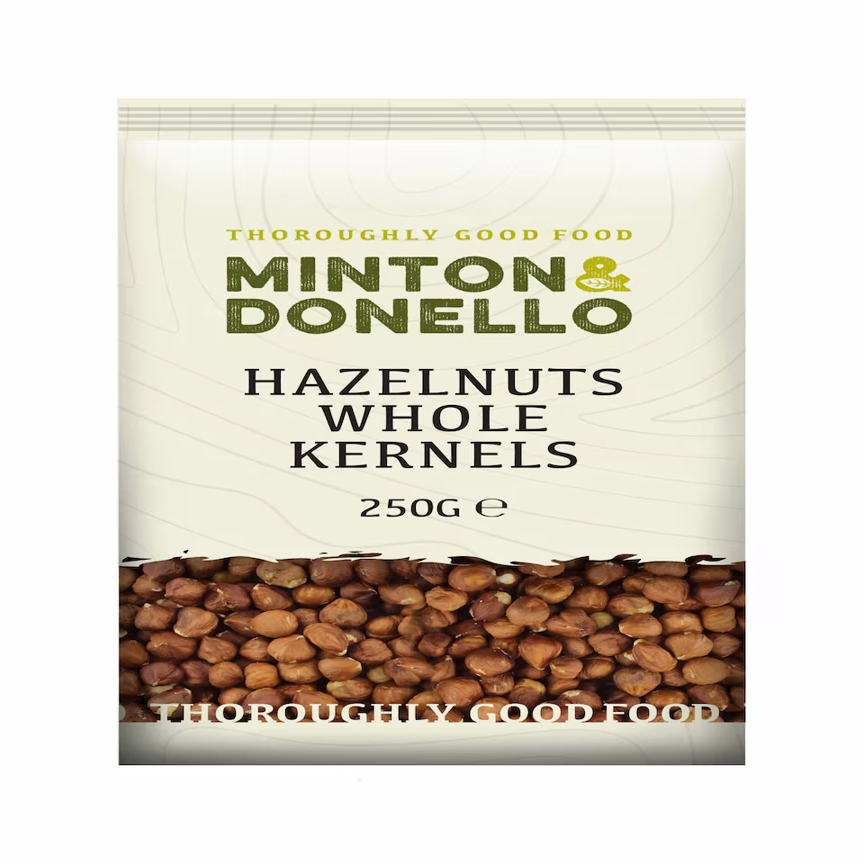 Minton & Donello Whole Hazelnut Kernels 6 x 250g