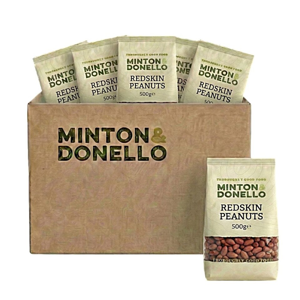 Minton & Donello Redskin Peanuts 6 x 500g