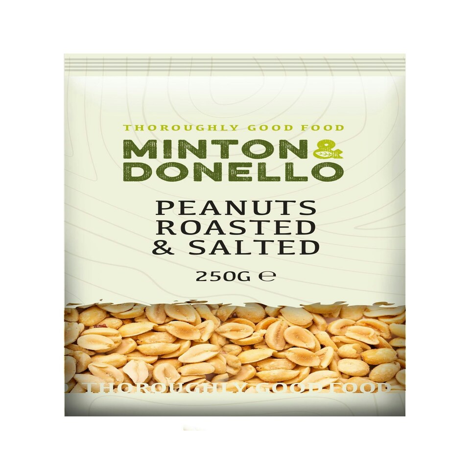 Minton & Donello Roasted and Salted Peanuts 6 x 250g