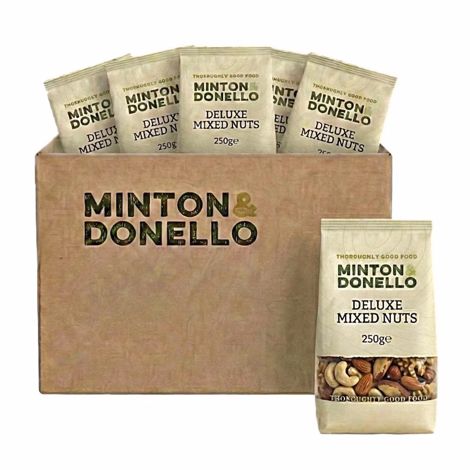 Minton & Donello Deluxe Mixed Nuts 6 x 250g