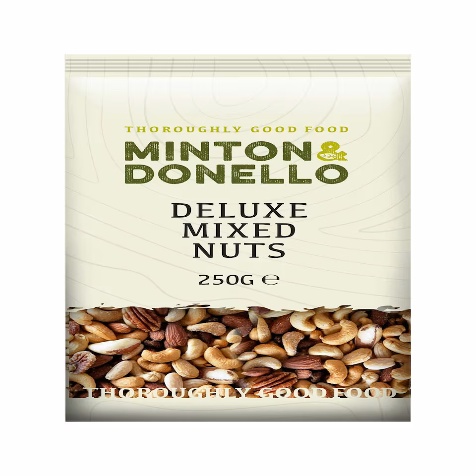 Minton & Donello Deluxe Mixed Nuts 6 x 250g