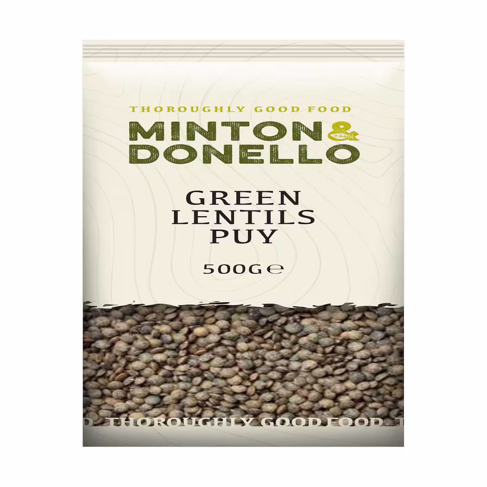 Minton & Donello Green Puy Lentils 6 x 500g | Multi