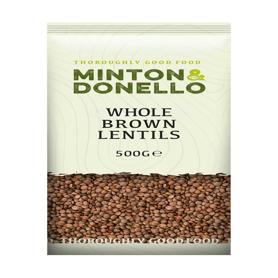 Minton & Donello Whole Brown Lentils 6 x 500g | Multi