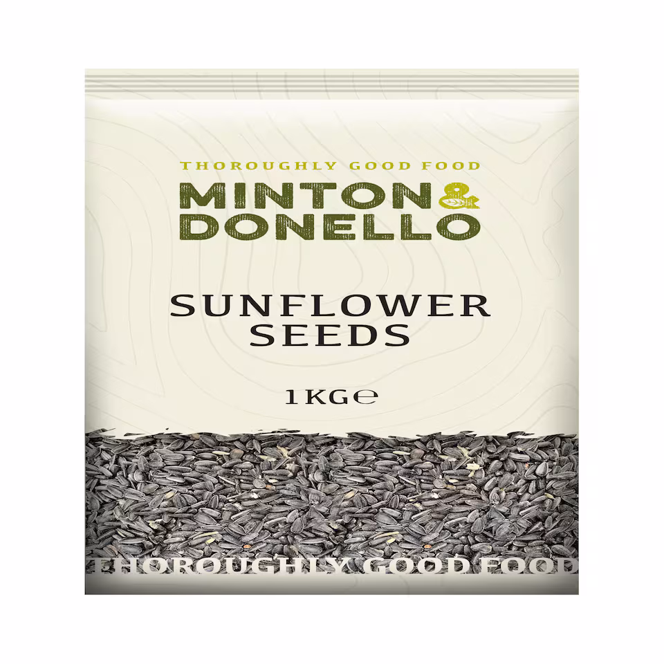 Minton & Donello Sunflower Seeds 6 x 1Kg