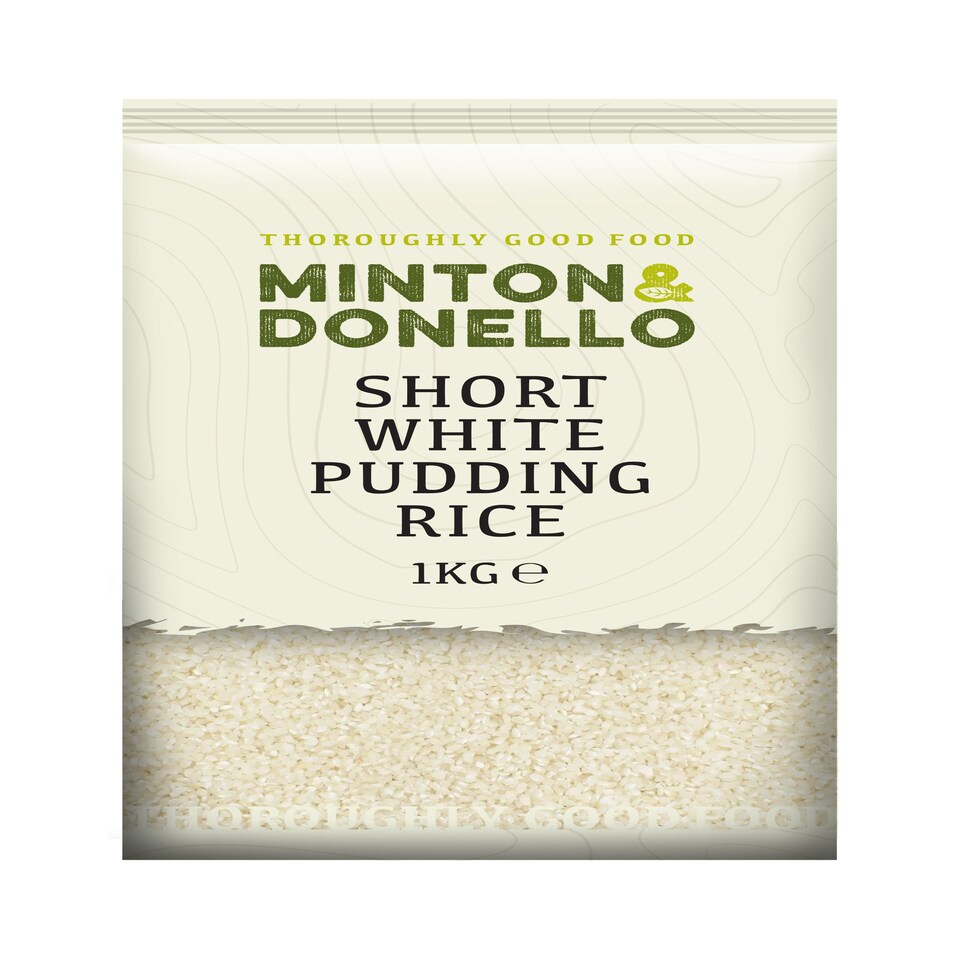 Minton & Donello Short White Pudding Rice 6 x 1Kg