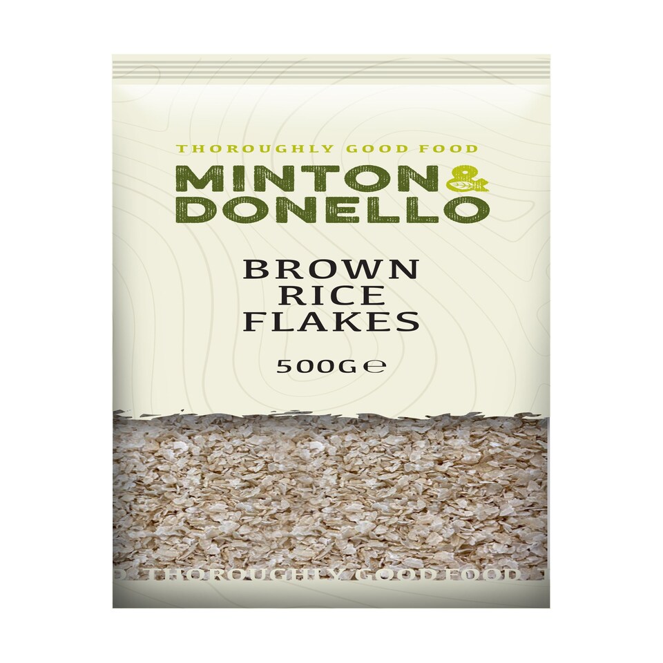 Minton & Donello Brown Rice Flakes 6 x 500g | Multi