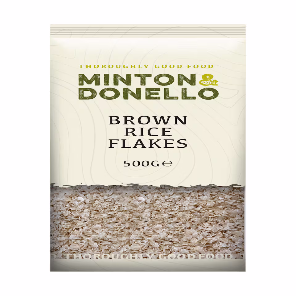 Minton & Donello Brown Rice Flakes 6 x 500g | Multi