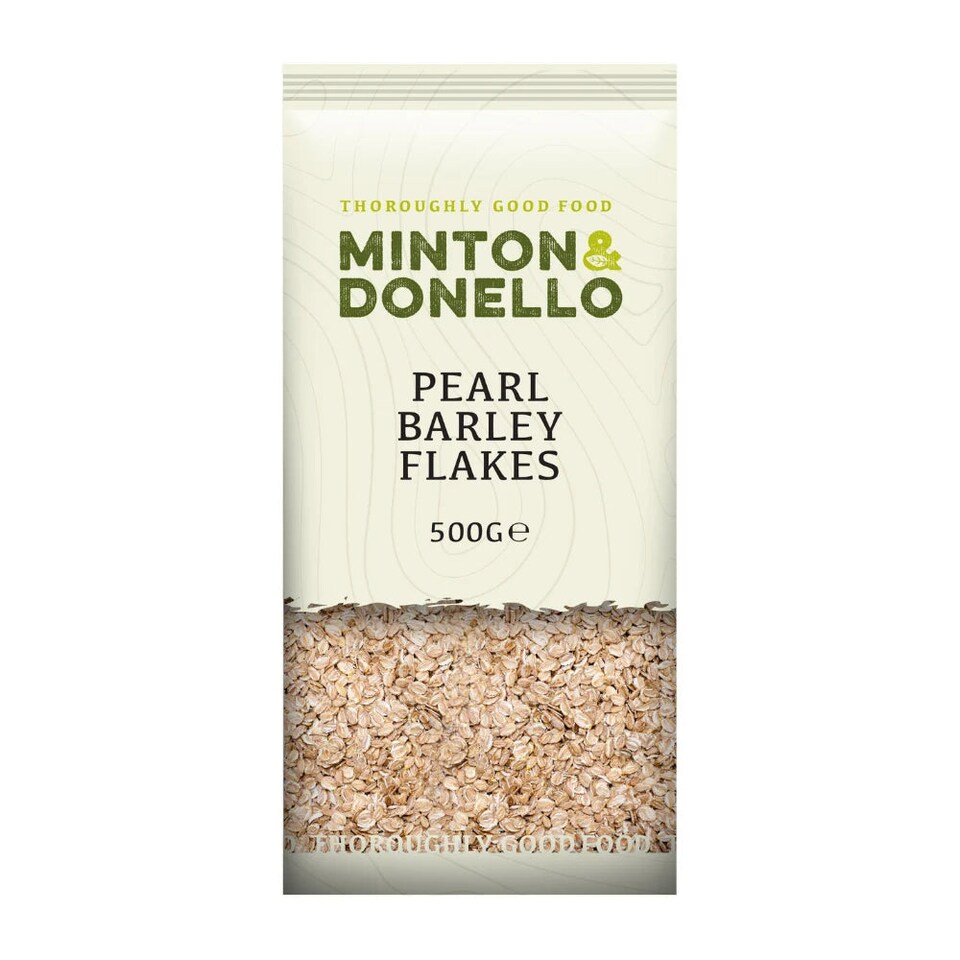Minton & Donello Pearl Barley Flakes 6 x 500g