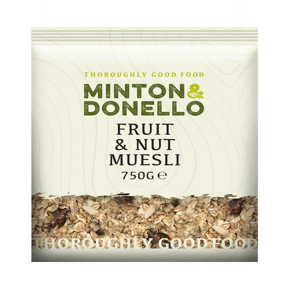 Minton & Donello Fruit and Nut Muesli 6 x 750g | Multi
