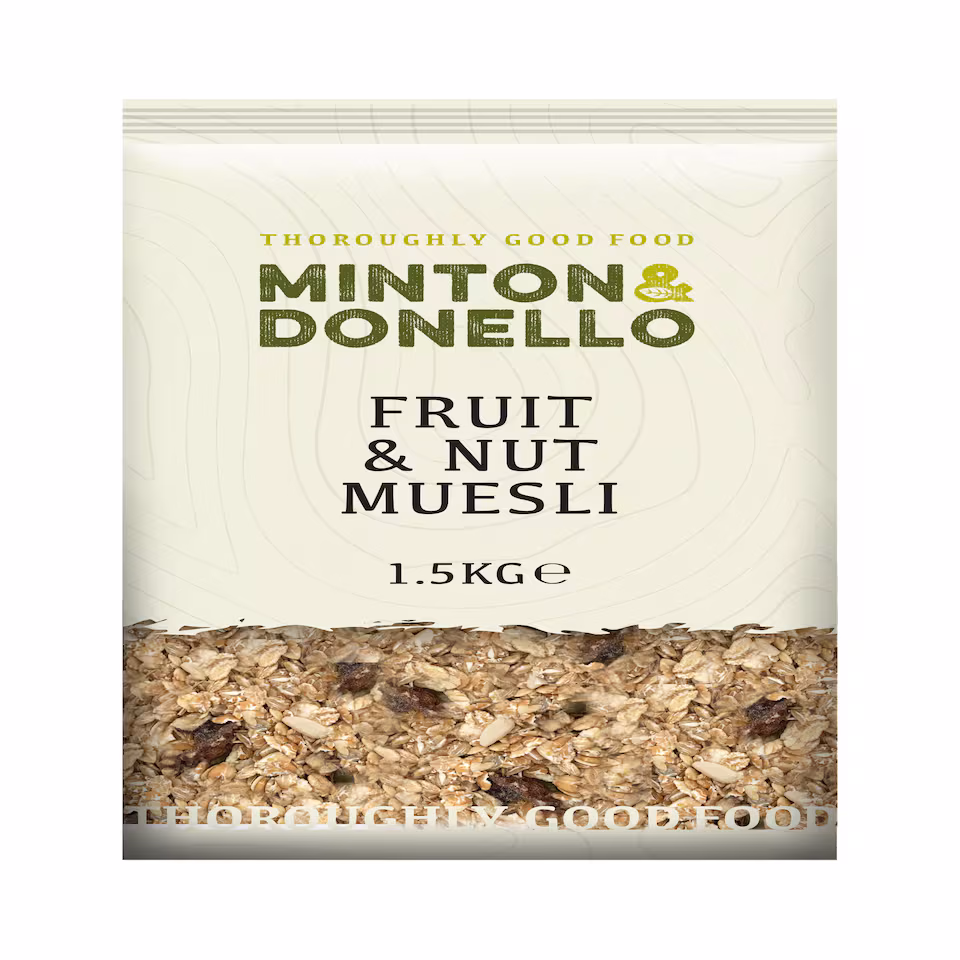 Minton & Donello Fruit and Nut Muesli 6 x 1.5Kg | Multi