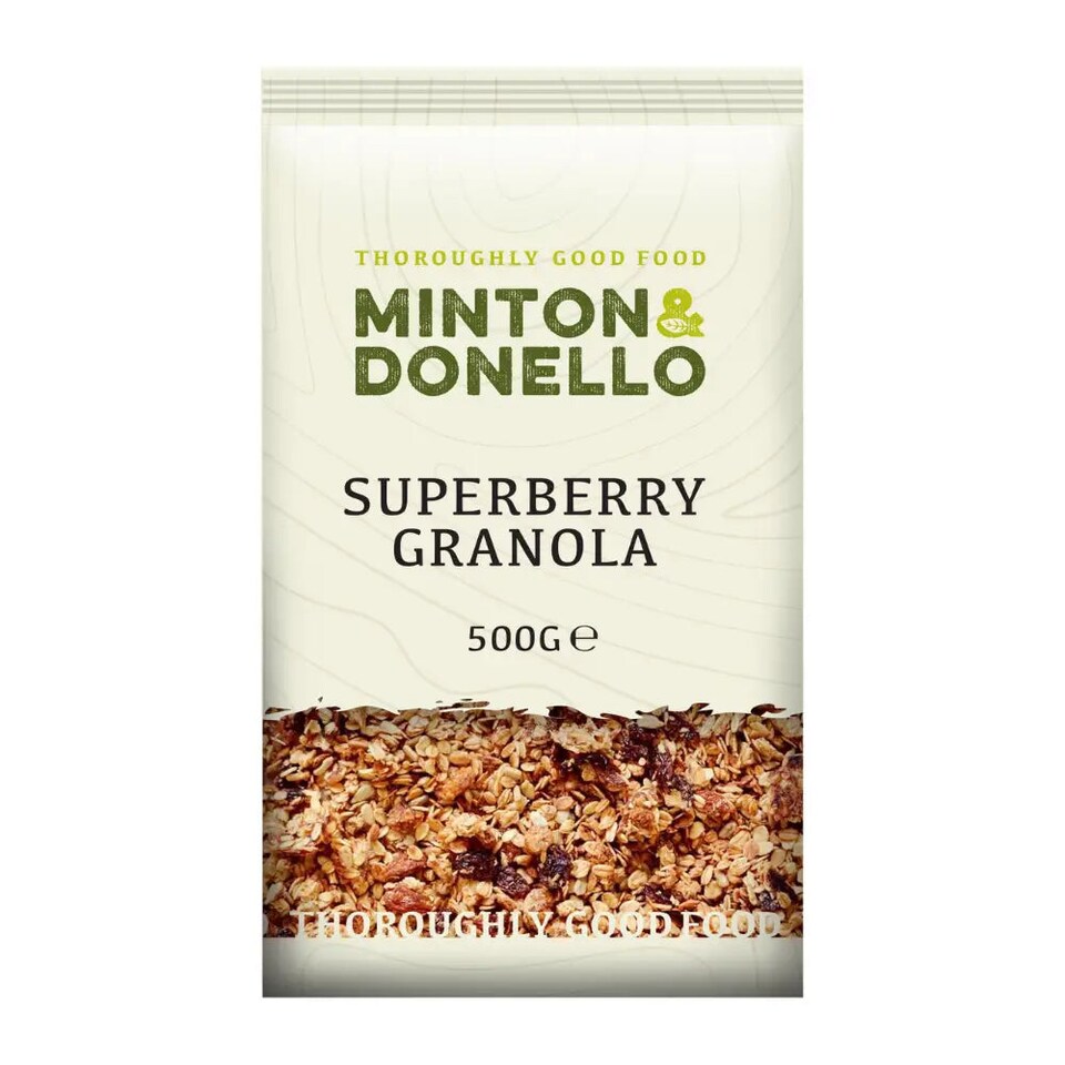 Minton & Donello Super Berry Granola Crunch 6 x 500g