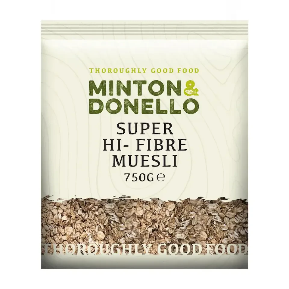 Minton & Donello Super Hi-Fibre Muesli 6 x 750g