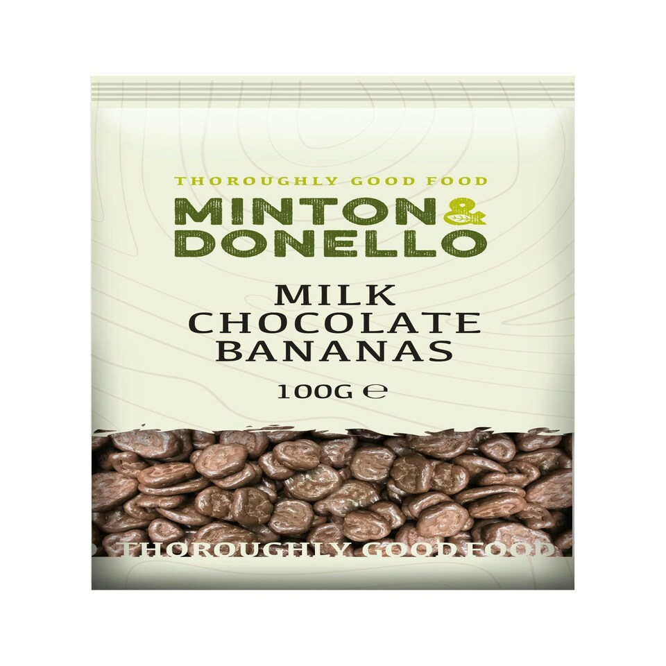 Minton & Donello Milk Chocolate Bananas 6 x 100g