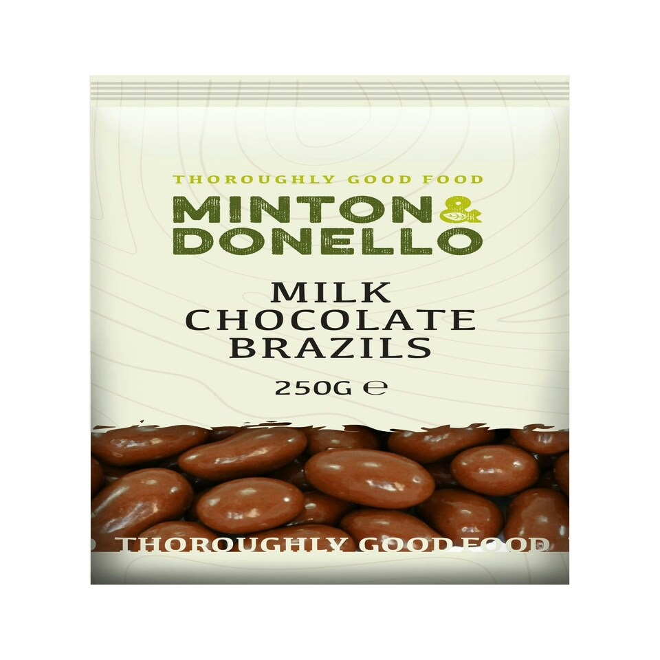 Minton & Donello Milk Chocolate Brazil Nuts 6 x 250g