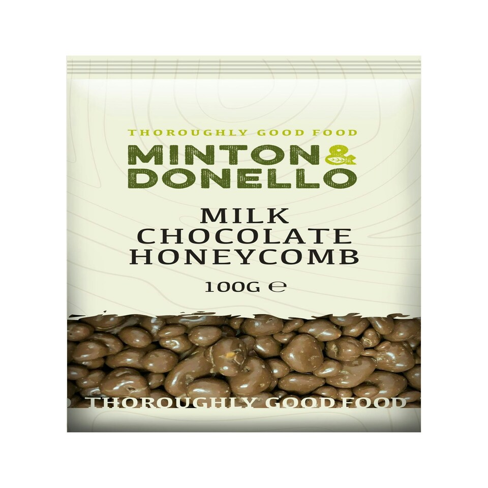 Minton & Donello Milk Chocolate Honeycomb Pieces 6 x 100g