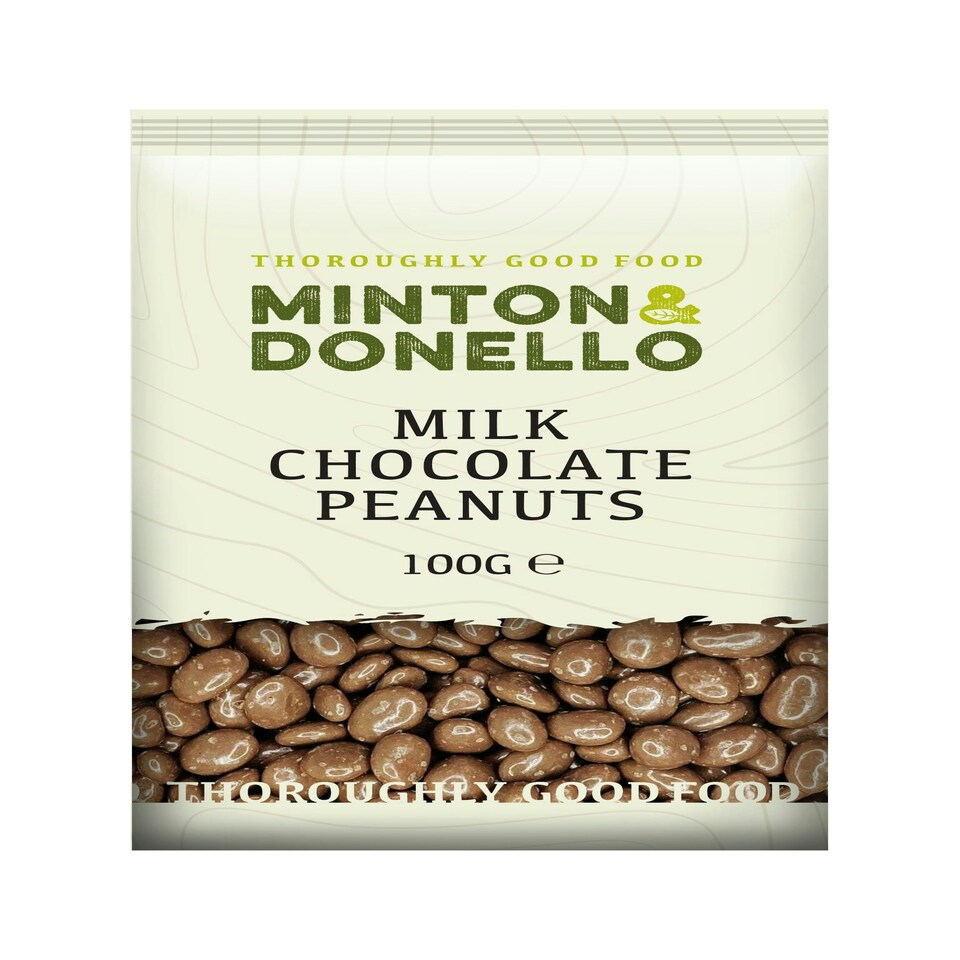 Minton & Donello Milk Chocolate Peanuts 6 x 100g