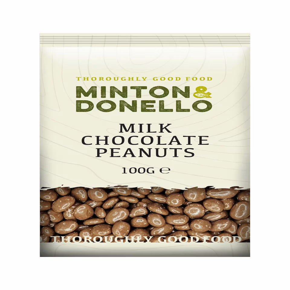 Minton & Donello Milk Chocolate Peanuts 6 x 100g
