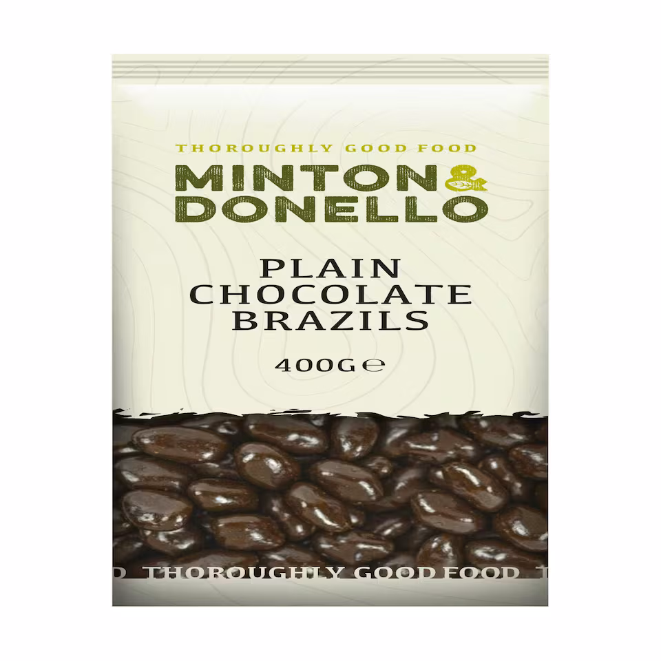 Minton & Donello Plain Chocolate Brazil Nuts 6 x 400g