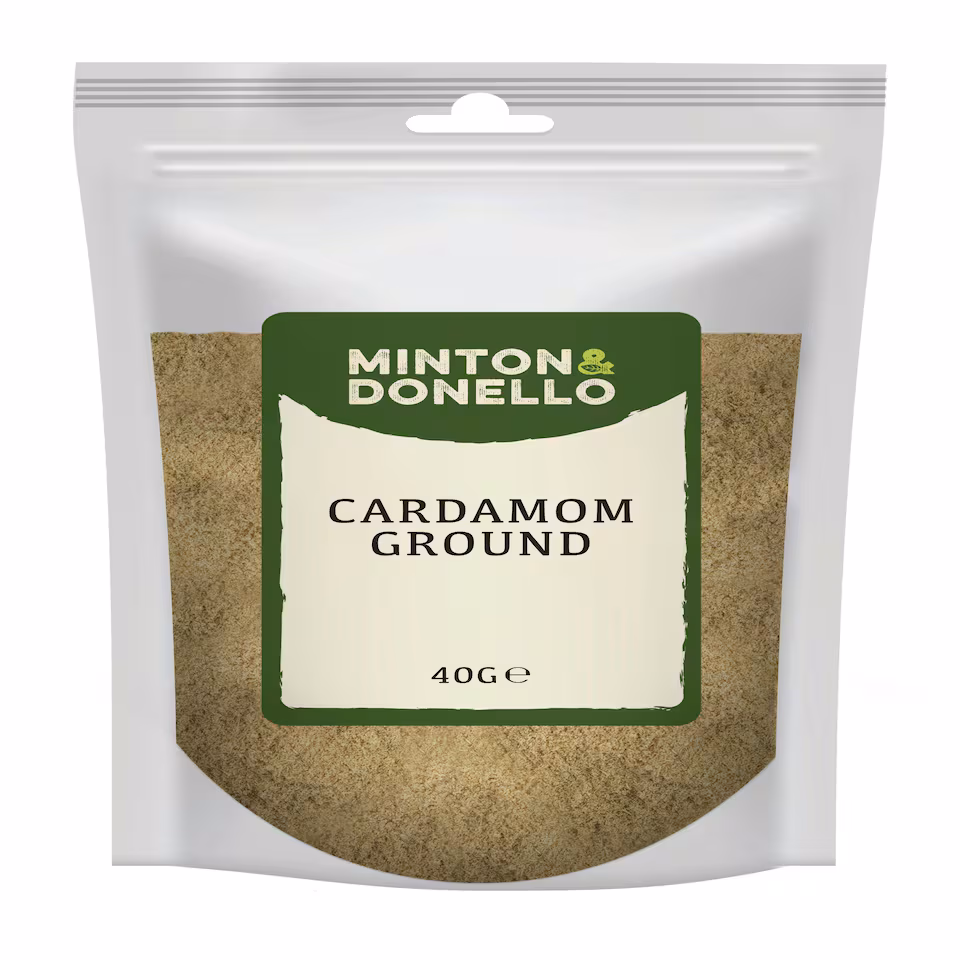 Minton & Donello Ground Cardamom 10 x 40g