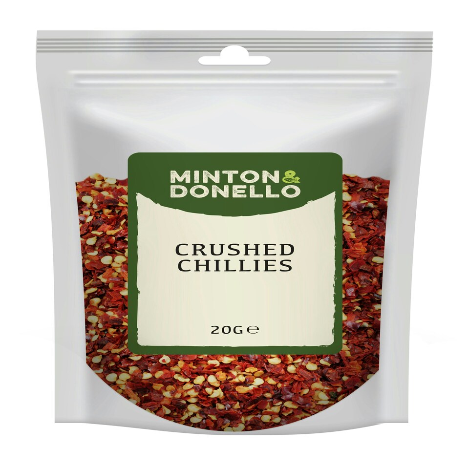 Minton & Donello Crushed Chillies 10 x 20g