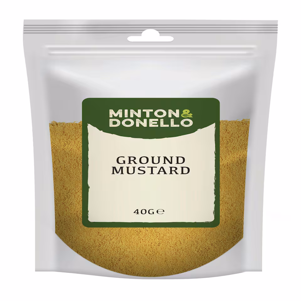 Minton & Donello Ground Mustard 10 x 40g