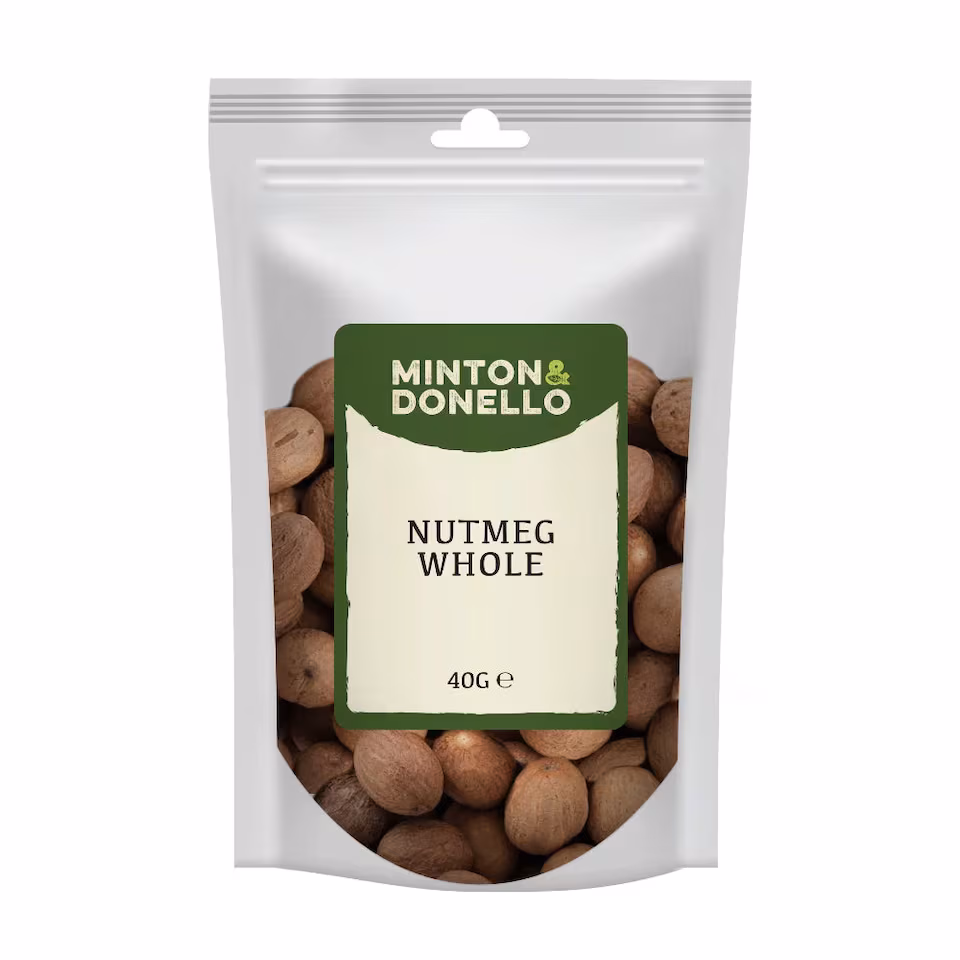 Minton & Donello Nutmeg Whole 10 x 40g