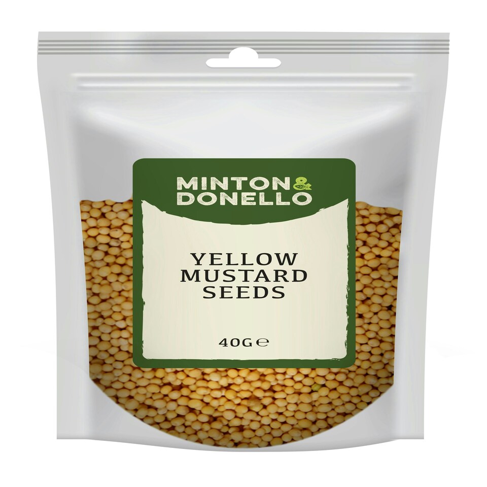 Minton & Donello Yellow Mustard Seeds 10 x 40g