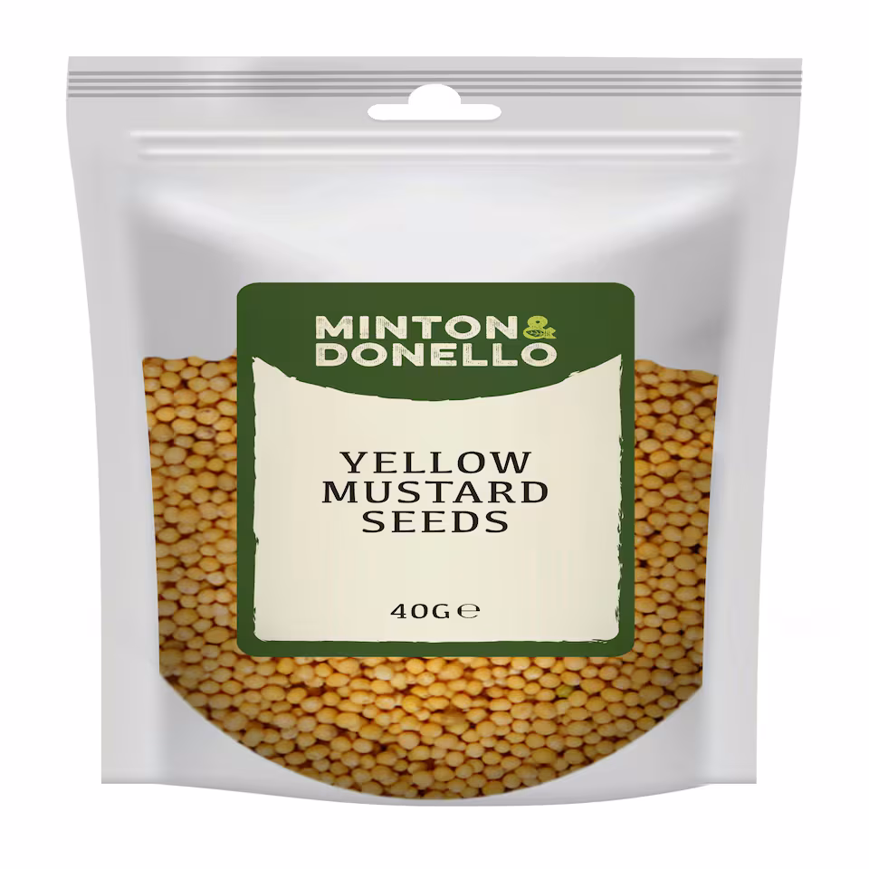 Minton & Donello Yellow Mustard Seeds 10 x 40g