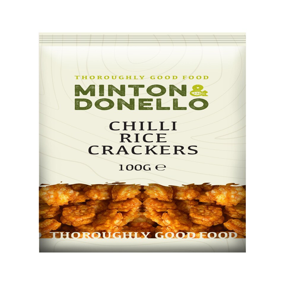 Minton & Donello Chilli Rice Crackers 6 x 100g