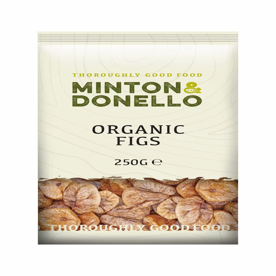 Minton & Donello Organic Figs 6 x 250g | Multi