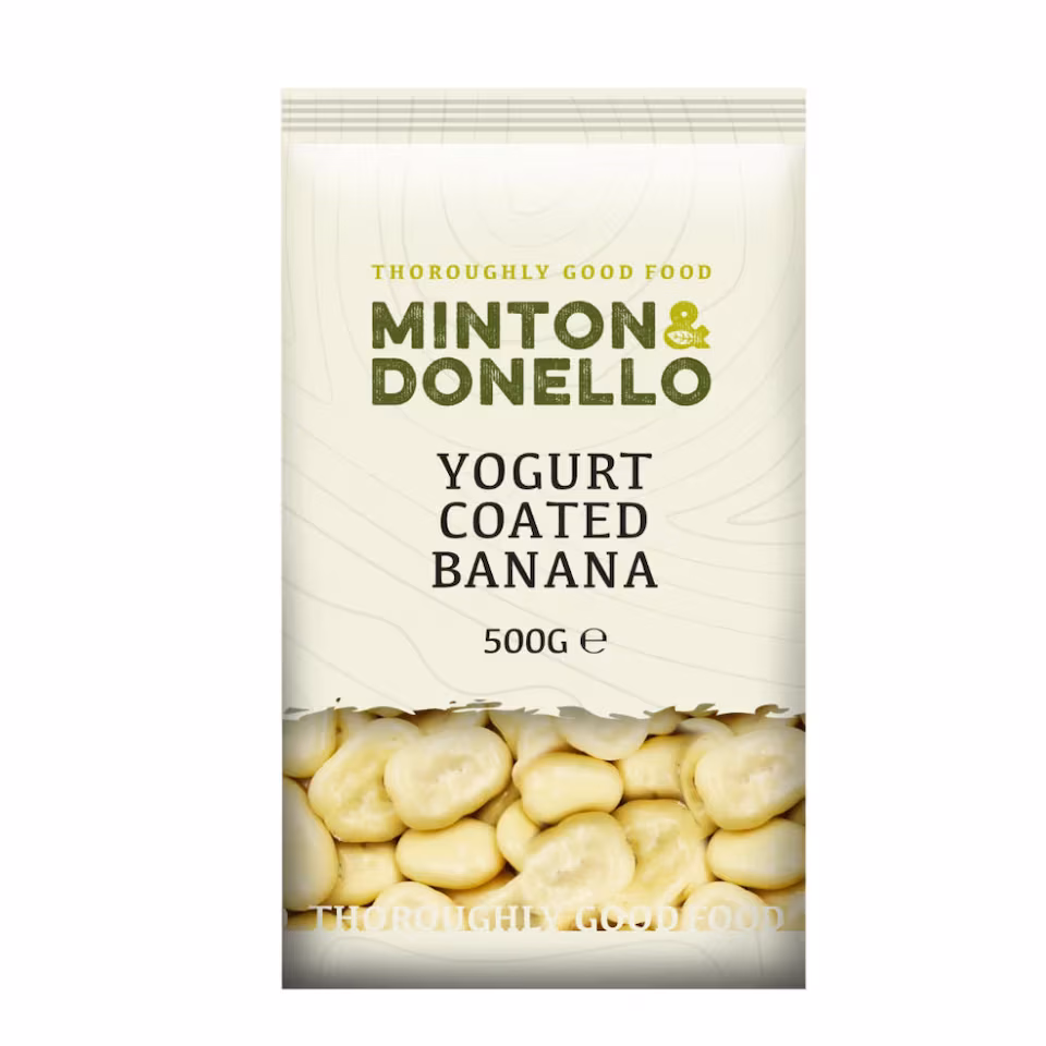 Minton & Donello Yoghurt Coated Banana Chips 6 x 500g