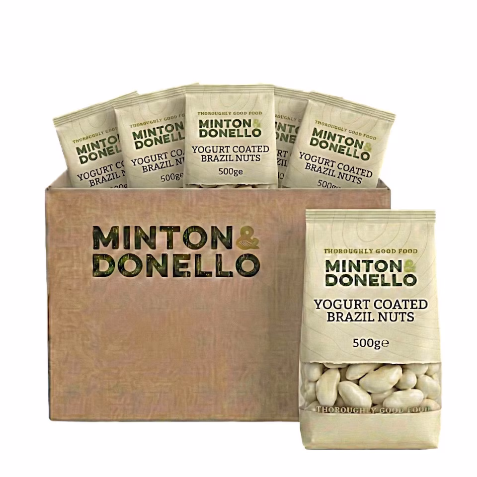 Minton & Donello Yoghurt Coated Brazil Nuts 6 x 500g