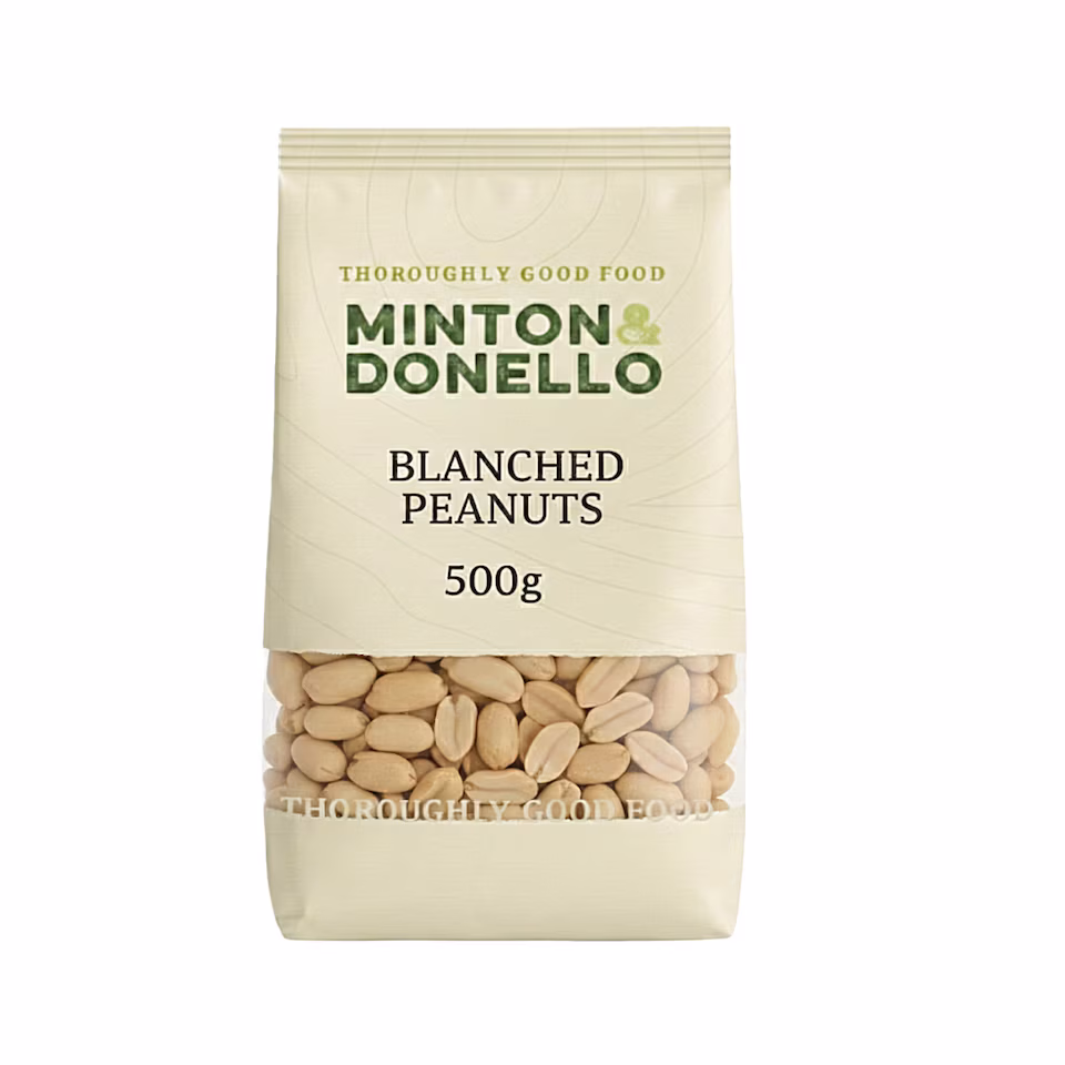 Minton & Donello Blanched Peanuts 6 x 500g