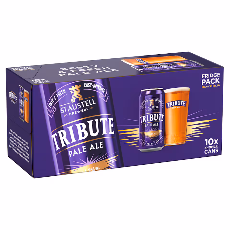 St Austell Brewery Tribute Pale Ale 10 X 440Ml