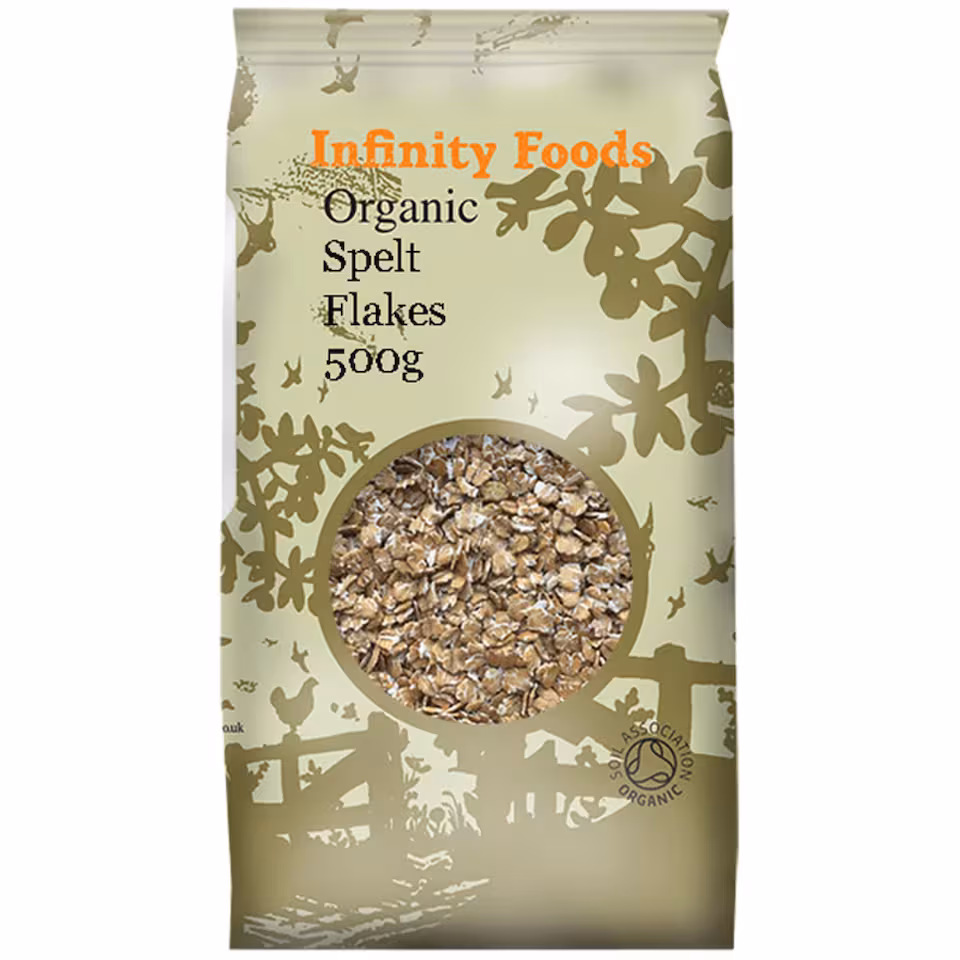 Wholegrain Spelt Flakes, Organic 500g (Infinity Foods) | Multi
