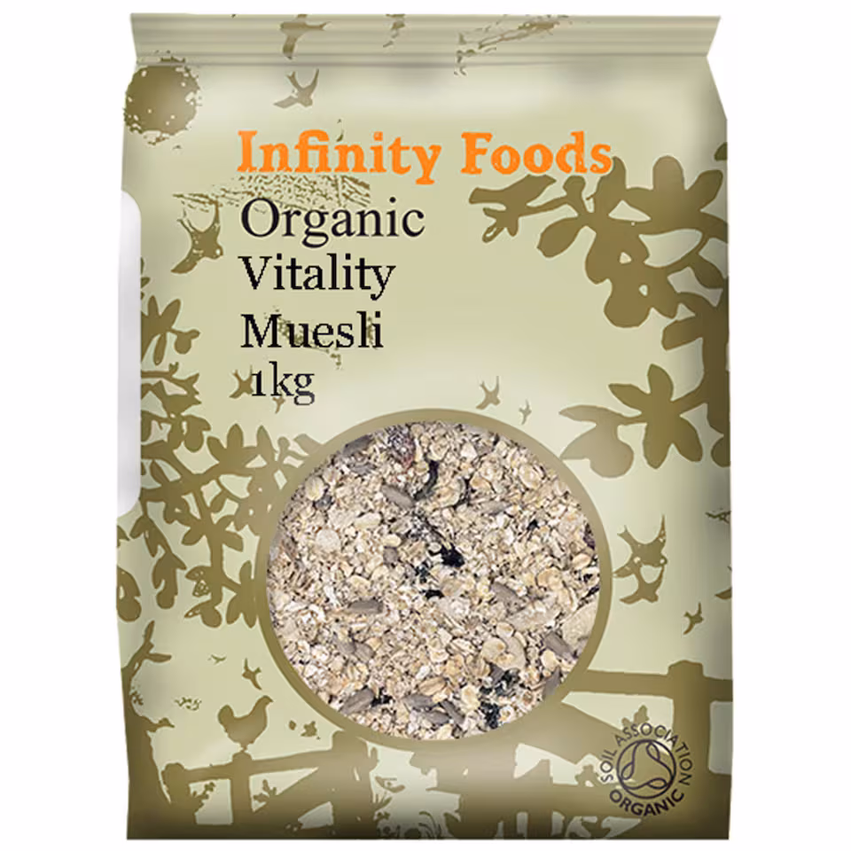 Vitality Muesli 1kg, Organic (Infinity Foods) | Multi