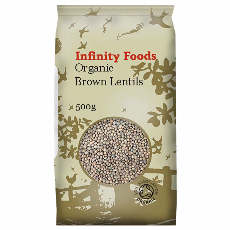 Organic Brown Lentils 500g (Infinity Foods) | Multi