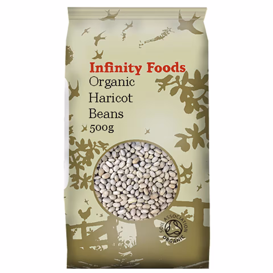 Organic Haricot Beans 500g (Infinity Foods) | Multi