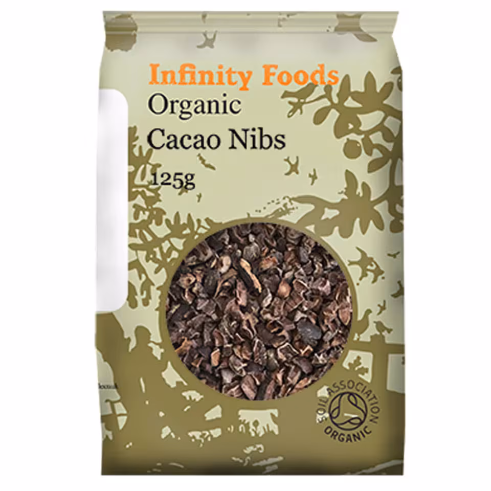Cacao Nibs, Raw Organic 125g (Infinity Foods) | Multi