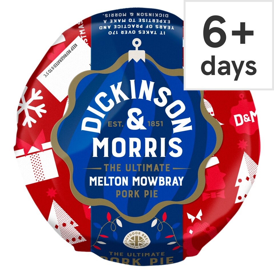 Dickinson & Morris Melton Mowbray Pork Pie 145G