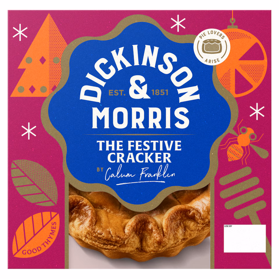 Dickinson & Morris Festive Cracker Pork Pie 450g