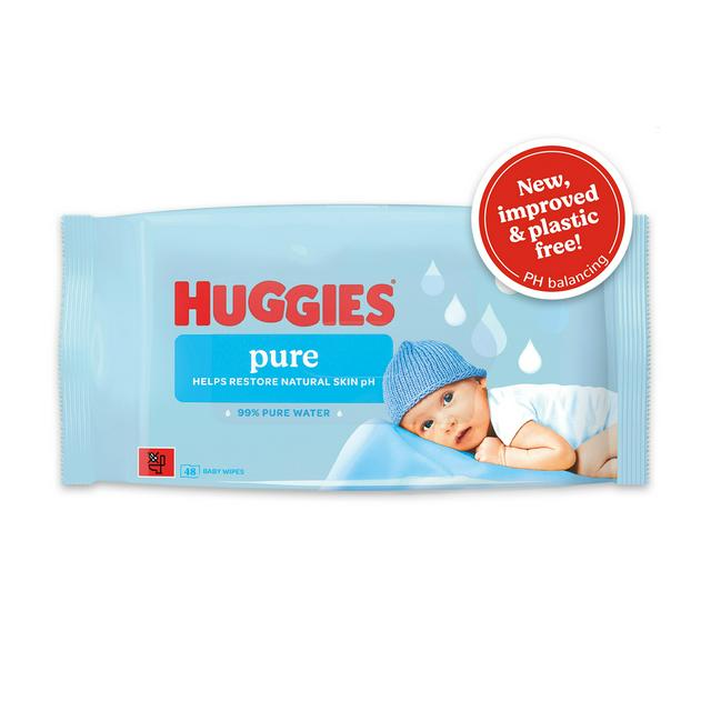 Huggies Pure Baby Wipes x48