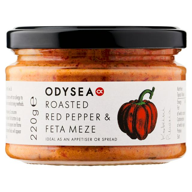 Odysea Roasted Red Pepper & Feta Meze 220g