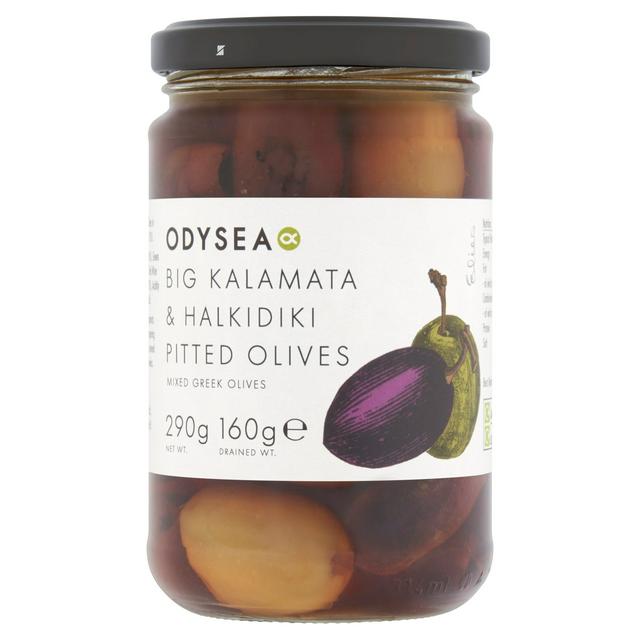 Odysea Big Kalamata & Halkidiki Pitted Olives 290g