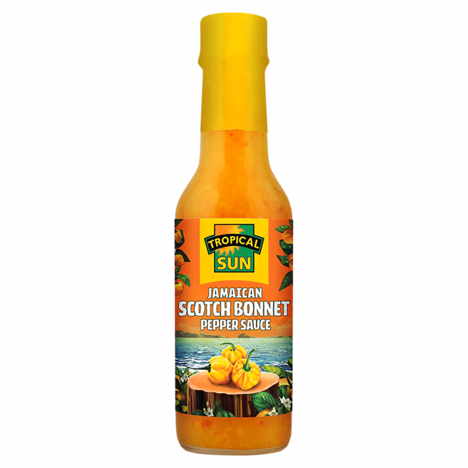 Tropical Sun Jamaican Scotch Bonnet Pepper Sauce 142ml