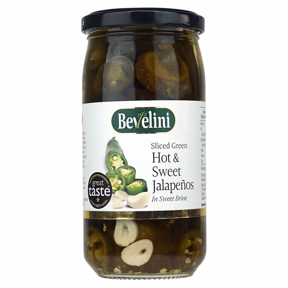 Bevelini Hot & Sweet Jalapenos 400g