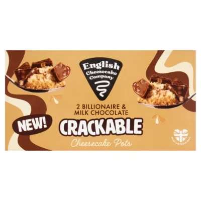 English Cheesecake Company Billionaire Milk Chocolate Cheesecake Pots 2 x 90g (180g)