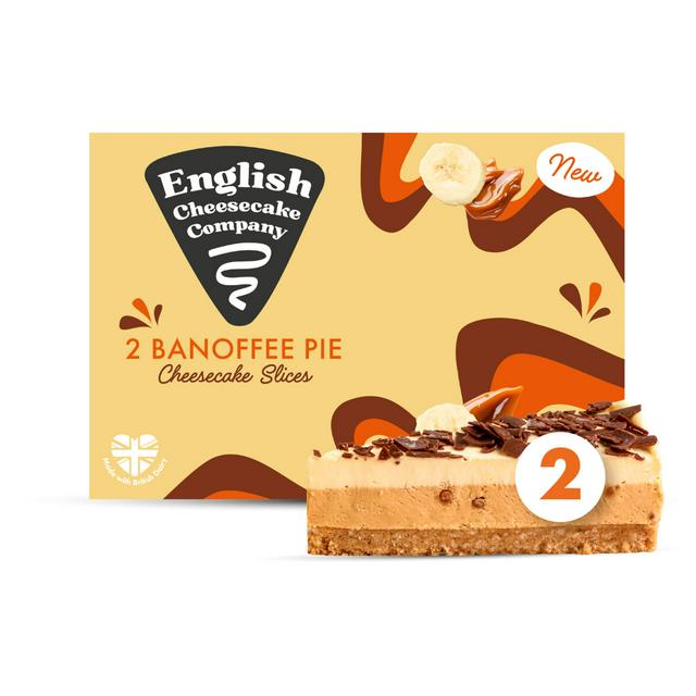 English Cheesecake Company Banoffee Pie Cheesecake Slices x2 180g