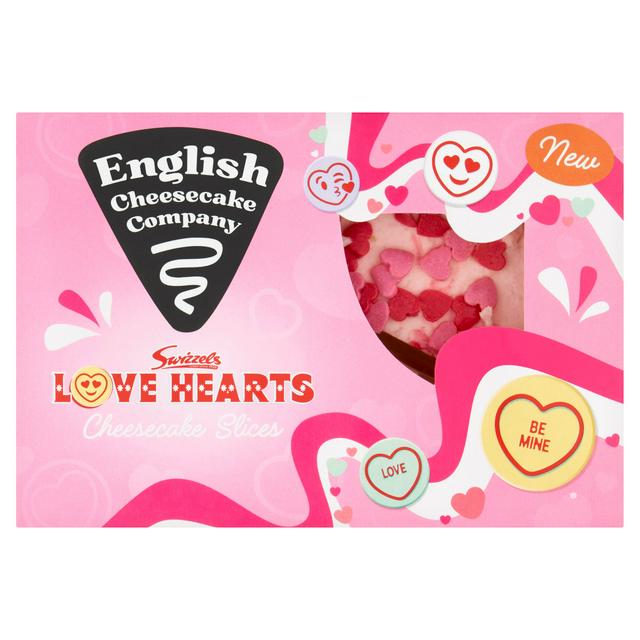 English Cheesecake Company 180g Swizzels Love Hearts Cheesecake Slices