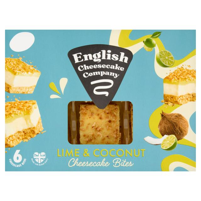 English Cheesecake Company 6 x 35g Lime & Coconut Cheesecake Bites